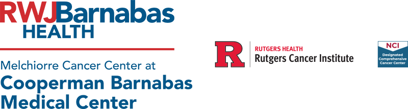Melchiorre Cancer Center at Cooperman Barnabas Medical Center, Rutgers Cancer Institute of New Jersey, NCI Designation logos
