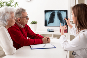 doctor with patients